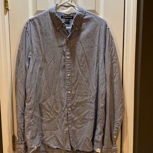 Mens Michael Kors button up shirt size XL trim stretch